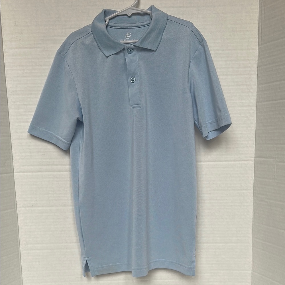Class Club Boys Light Blue Polo Shirt Size 10/12